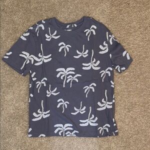 Old Navy Boys Navy Palm Tree Print Tee for Kids